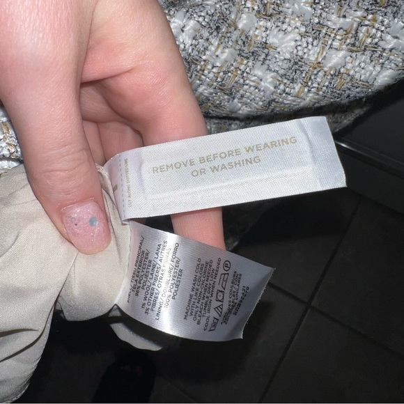 Ann Taylor Tweed Plaid Ruffle Dress - Picture 2 of 6